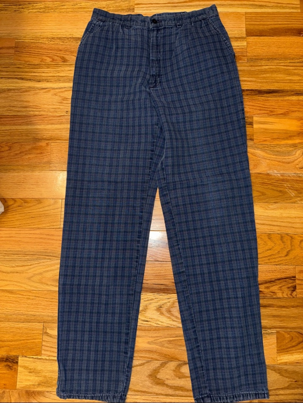 Vintage Lee Trousers Plaid Design size 31 x 34